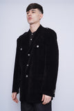 Abrigo negro inserch Talla XL 2
