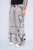 Pantalon denim gris darker wavs Talla M 2