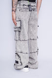 Pantalon denim gris darker wavs Talla M 3