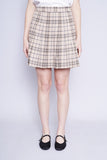 Falda escocesa beige bagatelle Talla S 1