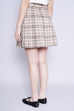 Falda escocesa beige bagatelle Talla S 3