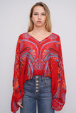 Top Multicolor Free People Talla L