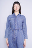 Conjuntos denim celeste levis Talla S 4