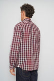 Camisa escocesa azul/rojo Lacoste Talla L Image 2