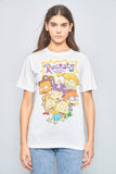 Polera casual  blanco nickelodeon talla M 564