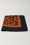 Pañuelo negro/ladrillo Christian Dior Talla TU Image 0