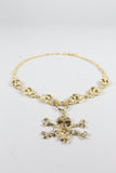Collar dorado nostalgic Talla TU 1