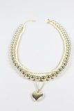 Collar dorado J.CREW Talla TU