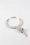 Pulsera plateada nostalgic Talla TU 1