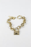 Pulsera dorado michael kors Talla TU 2
