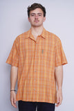 Camisa cuadrille naranjo columbia Talla L 1
