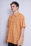 Camisa cuadrille naranjo columbia Talla L 2