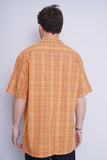 Camisa cuadrille naranjo columbia Talla L 3