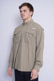 Camisa verde columbia Talla M 2