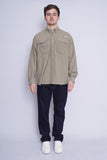 Camisa verde columbia Talla M 4