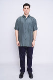 Camisa verde robert stock Talla M 4