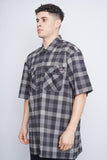 Camisa cuadrille negro genuine dickies Talla XL 2