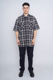 Camisa cuadrille negro genuine dickies Talla XL 4