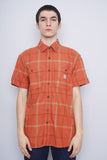Camisa cuadrille naranjo Carhartt Talla M 1