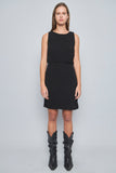 Vestido casual  negro halston talla M 267