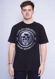 Polera Print negro Harley Davidson Talla L 1