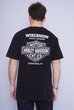 Polera Print negro Harley Davidson Talla L 3