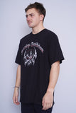 Polera Print negro Harley Davidson Talla L 2
