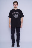 Polera Print negro Harley Davidson Talla L 4
