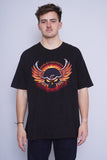 Polera Print negro Harley Davidson Talla XL 1