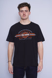 Polera Print negro Harley Davidson Talla L 1