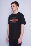 Polera Print negro Harley Davidson Talla L 2