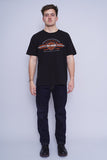 Polera Print negro Harley Davidson Talla L 4