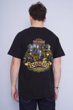 Polera Print negro Harley Davidson Talla L 3