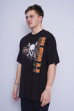 Polera Print negro Harley Davidson Talla XL 2