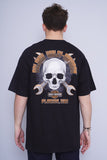 Polera Print negro Harley Davidson Talla XL 3