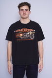 Polera Print negro Harley Davidson Talla XL 1