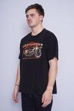 Polera Print negro Harley Davidson Talla XL 2
