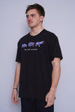 Polera Print negro teddy fresh Talla XL 2