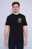 Polera Print negro Harley Davidson Talla L 1