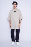 Polera Print beige essentials Talla M 4