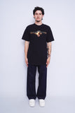 Polera Print negro Harley Davidson Talla L 4