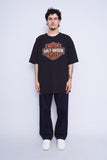 Polera Print negro Harley Davidson Talla XXXL 4
