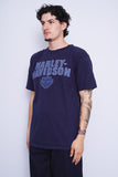 Polera Print azul Harley Davidson Talla L 2