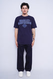 Polera Print azul Harley Davidson Talla L 4