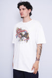 Polera Print blanco Harley Davidson Talla XXL 2