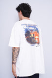 Polera Print blanco Harley Davidson Talla XXL 3