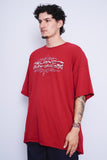 Polera Print rojo Harley Davidson Talla XXXL 2
