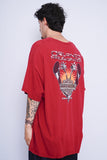 Polera Print rojo Harley Davidson Talla XXXL 3
