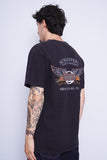 Polera Print negro Harley Davidson Talla L 3
