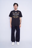 Polera Print negro Harley Davidson Talla L 4